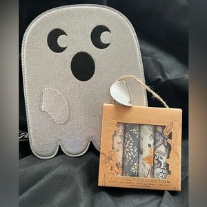 🎄Sparkly Silver Ghost Crossbody Purse🎄